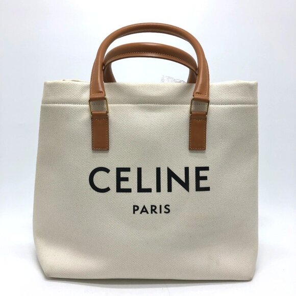 CELINE White Tote Bag - Picture 1 of 15